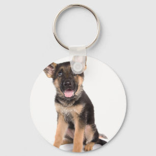 puppy German shepherd Key Ring
