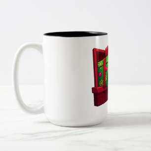 Puppy Gift Dash Two-Tone Coffee Mug