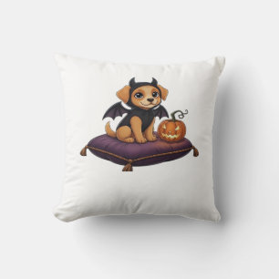 Puppy Halloween Classic T-Shirt Cushion