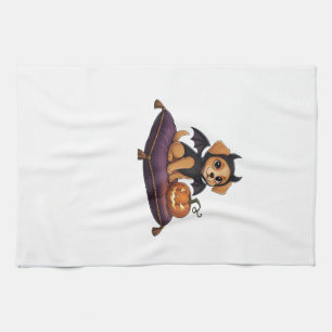 Puppy Halloween Classic T-Shirt Tea Towel