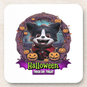 Puppy Halloween Costume Coaster