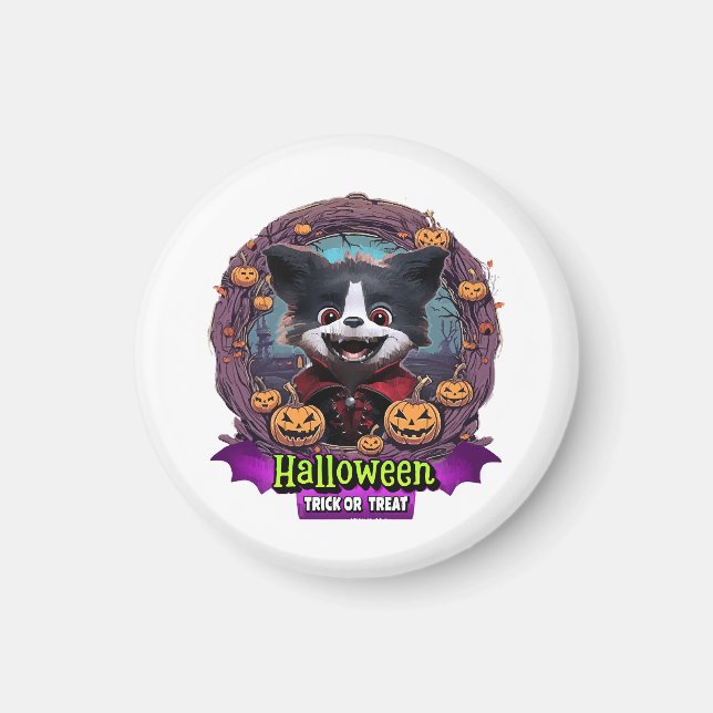 Puppy Halloween Costume Magnet (Front)