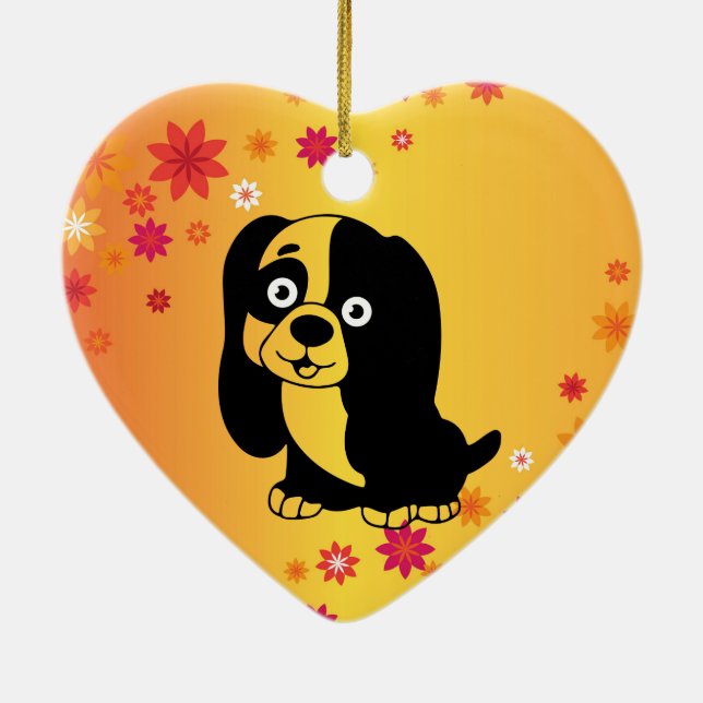 Puppy Heart Ornament (Back)