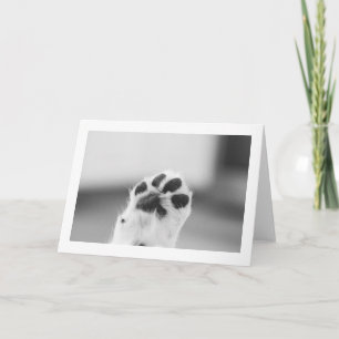 Puppy High Five Blank Card
