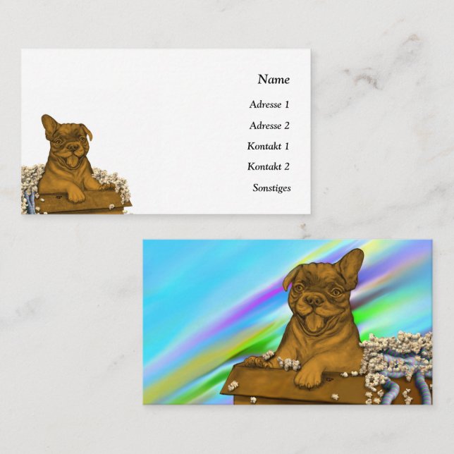 Puppy in a Box Business Card (Front/Back)