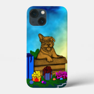 Puppy in A Box , Merry Xmas iPhone 13 Mini Case