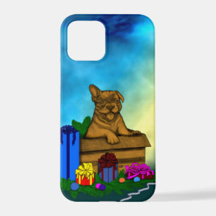 Puppy in A Box , Merry Xmas iPhone 12 Pro Case
