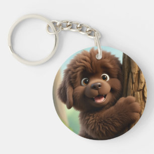 Puppy keychain