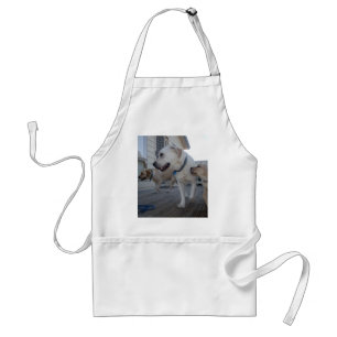 Puppy Kisses: Cream Colour Labrador Family Love, Standard Apron