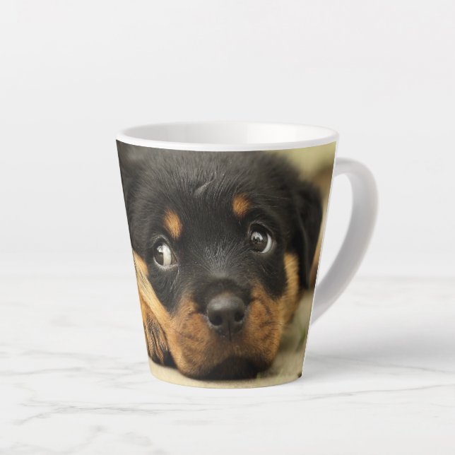 Puppy Latte Mug (Right Angle)