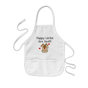 Puppy Licks Are Best Tshirts and Gifts Kids Apron