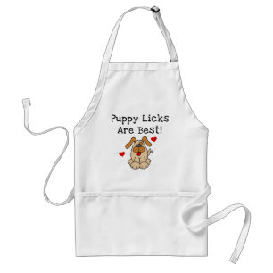 Puppy Licks Are Best Tshirts and Gifts Standard Apron