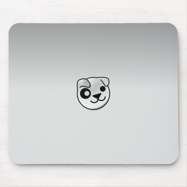 Puppy Linux Grey Mouse Pad (Front)