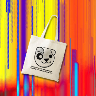 puppy linux logo tote bag