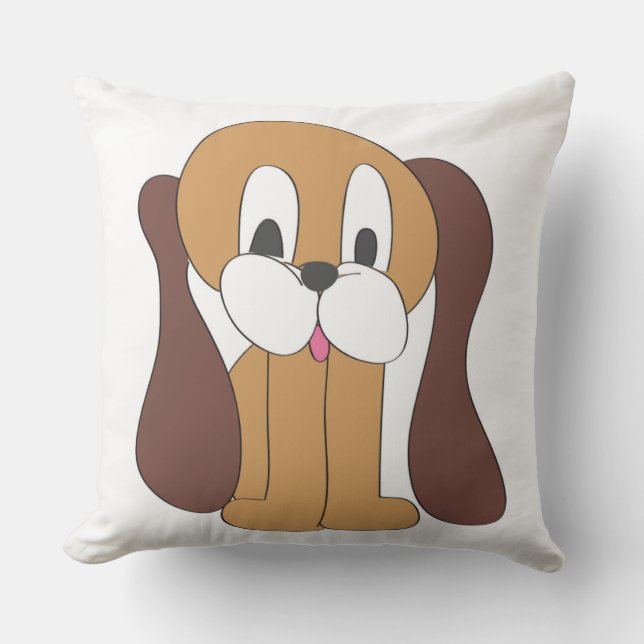 PUPPY LONG EARS OUTDOOR CUSHION (Front)