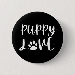 Puppy Love 6 Cm Round Badge