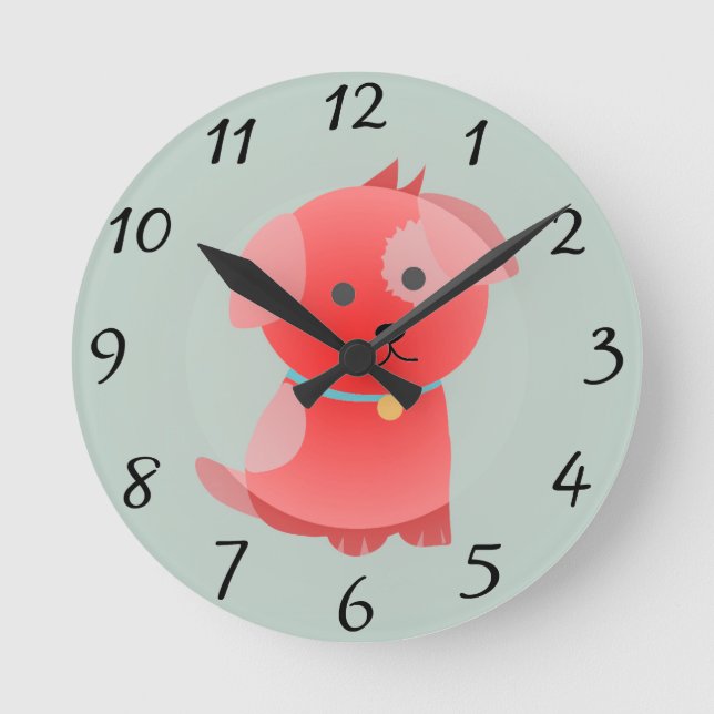 Puppy Love Clock (Front)