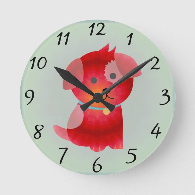 Puppy Love Clock (Front)
