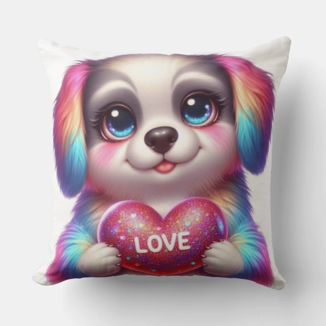Puppy love cushion (Front)