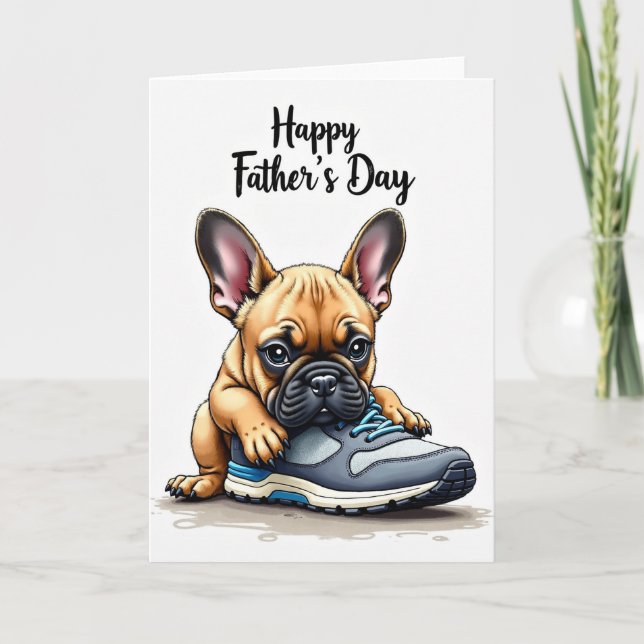 Puppy Love Fathers Day Card (Front)