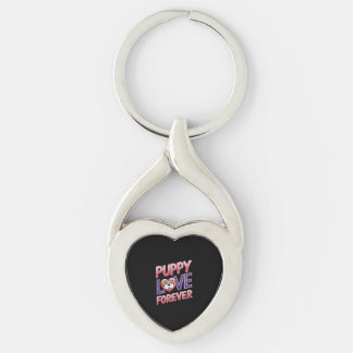 Puppy Love Forever Dog Key Ring