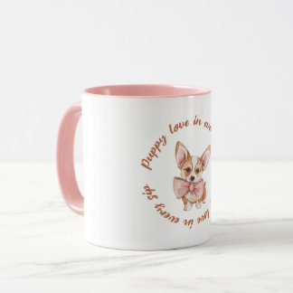 Puppy Love in Every Sip | Cute Dog Lover Mug