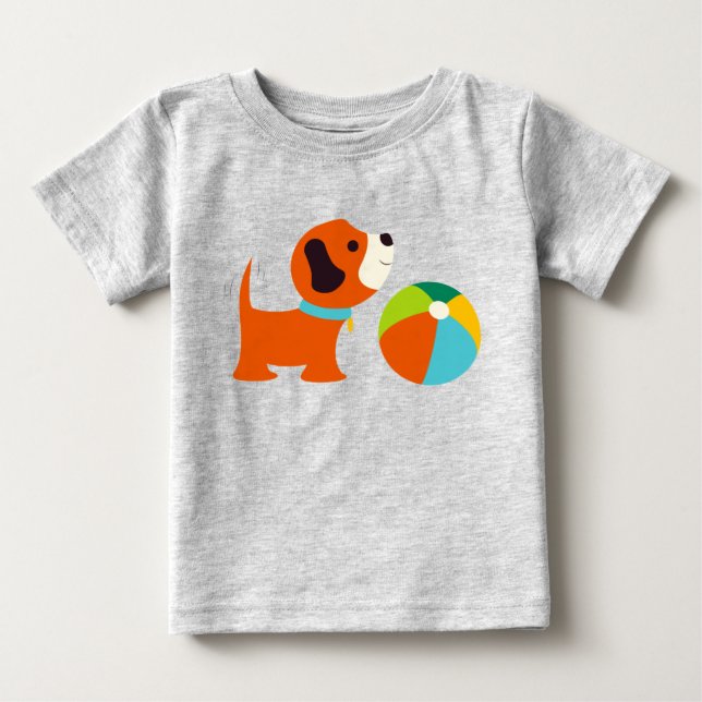 Puppy Love Infant Organic Creeper (Front)