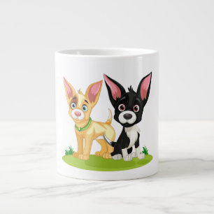 Puppy Love Is the Best Love Large Coffee Mug