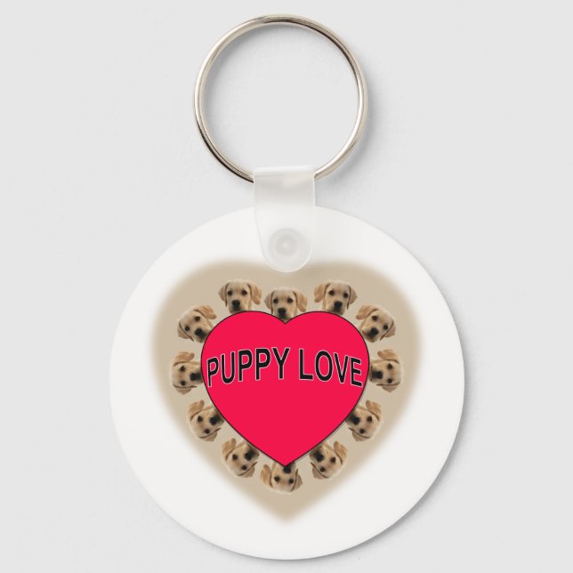 Puppy Love Key Ring (Front)