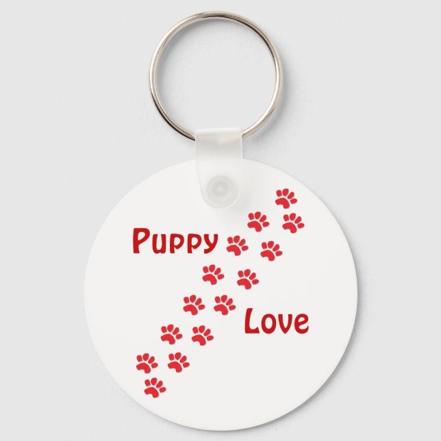 Puppy Love Key Ring (Front)