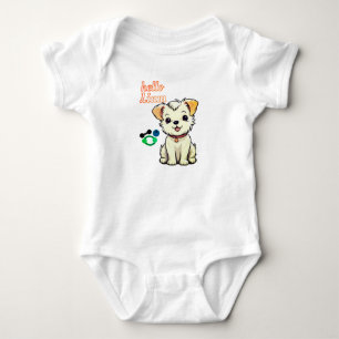 Puppy Love Liam Baby Bodysuit. Bodysuit