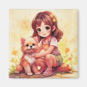 Puppy love magnet