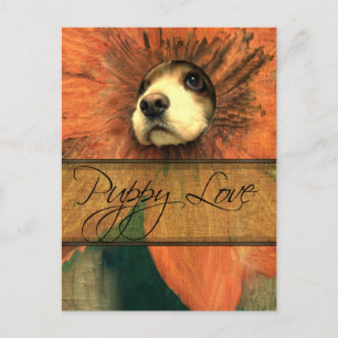Puppy Love Postcard