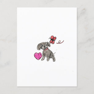 Puppy Love Postcard