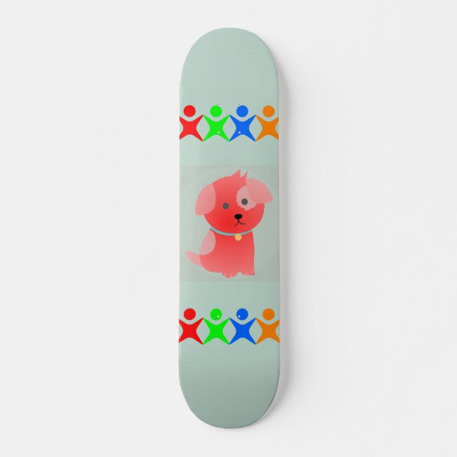 Puppy Love Skateboard (Front)