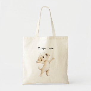 Puppy Love Some Bunny Loves You Tote Bag