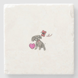 Puppy Love Stone Coaster