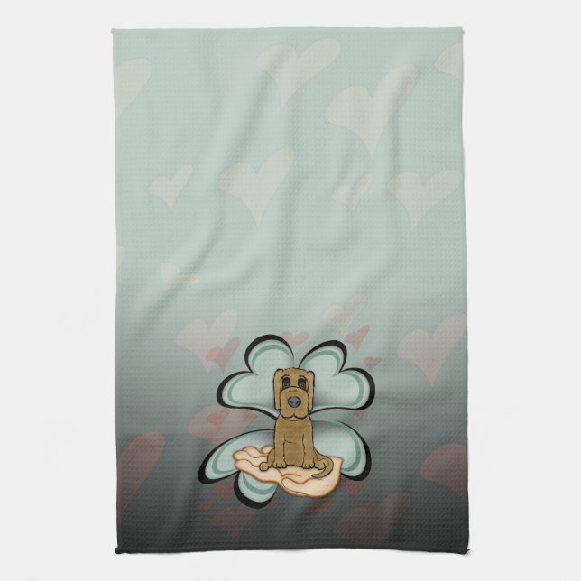 Puppy Love Tea Towel (Vertical)