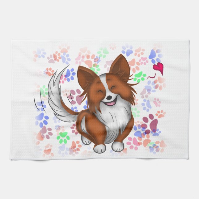 Puppy Love Tea Towel (Horizontal)