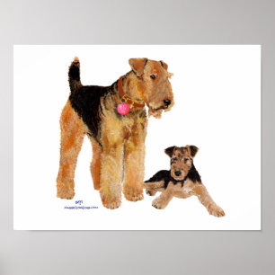 Puppy Love Valentine Poster
