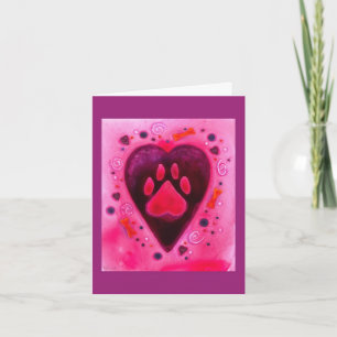 "Puppy Love" Valentine's Card