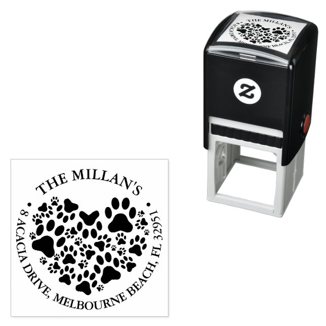 puppy lover theme self-inking stamp (In Situ)