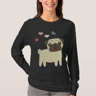 puppy mops, gift for pug, buldog lovers Classic T- T-Shirt