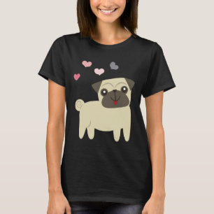 puppy mops, gift for pug, buldog lovers Classic T- T-Shirt