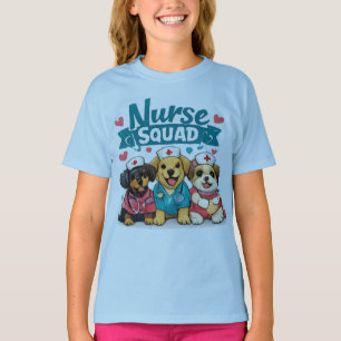 Puppy Nursing Crew Funny Nurse Dog T-Shirt