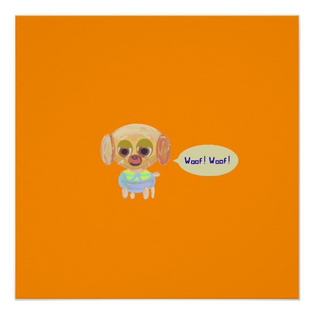 Puppy Orange  Poster (Front)