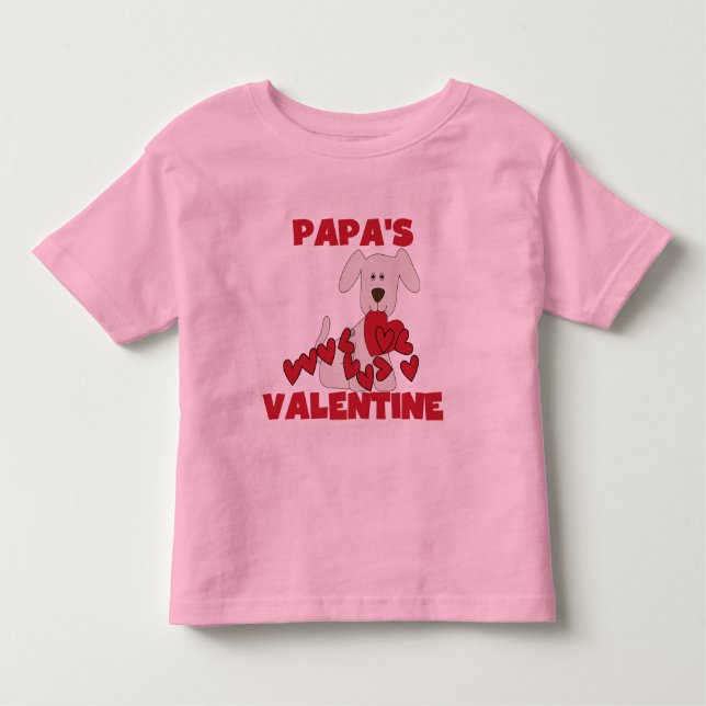 Puppy Papa's Valentine Tshirts and Gifts (Front)