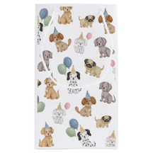 Puppy Party Birthday Gift Bag