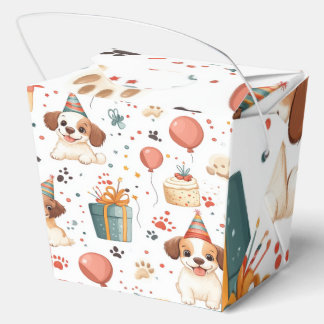 "Puppy Party Gift Box" Favour Box