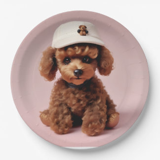Puppy Party Pop” – Helium Balloon Paper Plate